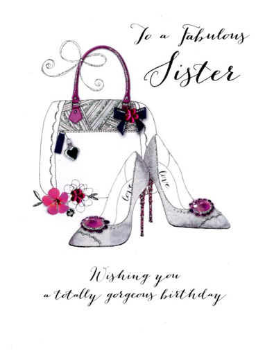 Picture of TO A FABULOUS SISTER BIRTHDAY CARD